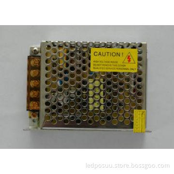 Metal case DC 12V 60W LED Light Power Supply 100 - 264 VAC